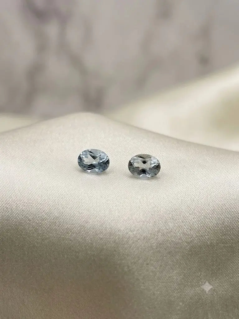 AAA+ Certified Quality Natural Aquamarine, Oval Shaped, lite Blue Colored, Weight 0.29Ct.,Dimensions 5x3mm. Refractive Index, Gem253